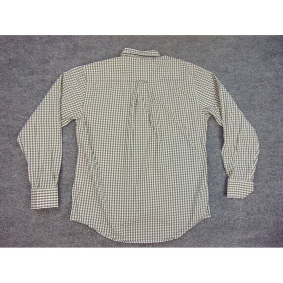 Territory Ahead Shirt Mens Large Green White Check Button Down Collar - Picture 3 of 8